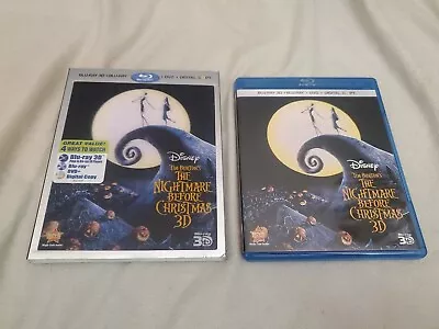 Nightmare Before Christmas - Blu-ray / Blu Ray 3D Set + Lenticular Slipcover • $34.99