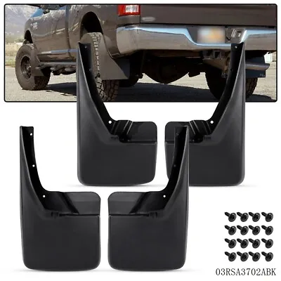 Fit For 09-18 Dodge Ram 1500 2500 3500 Front & Rear Splash Guards Mud Flaps • $24.62