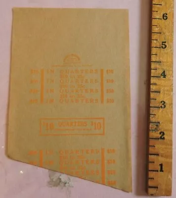 Vintage Original 1919 Downey Coin Roll Wrapper QUARTERS • $4.99