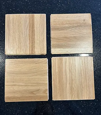 White Oak Parquet Floor: (4) 6 X6 X5/16  Dry Back Oak Tiles Natural 1 SQFT NEW! • $14