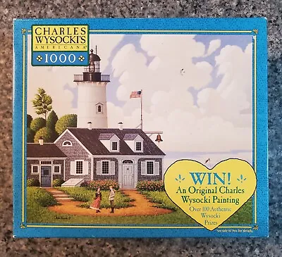NEW Milton Bradley Charles Wysocki JAYSON SPARKIN' 1000 Piece Puzzle SEALED • $14.95