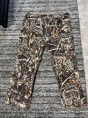 Game Winner Camo Cargo Pants Mens 2XL- Realtree Max 4 Camouflage 6 Pocket • $30