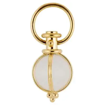 $1350 • Buy Temple St Clair Rock Crystal Yellow Gold Pendant