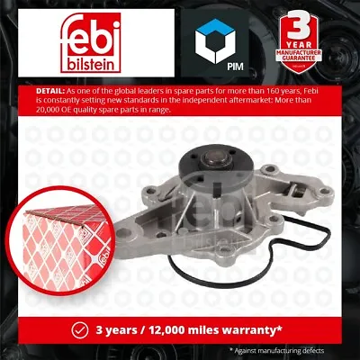 Water Pump Fits SMART CABRIO 450 6 00 To 04 Coolant A0003165V003 A0003165V004 • £36.81