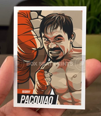 $5.99 • Buy Manny Pacman Pacquiao Boxing Custom Art Novelty Card