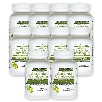 $24.99 • Buy 10x60 Pure Garcinia Cambogia Extract Weight Loss With Hca 60% No Fillers