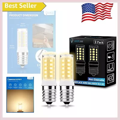 Warm White E17 LED Bulbs 40W Equivalent - Energy Efficient Kitchen Light Bulbs • $25.99