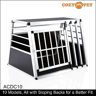 £104.99 • Buy Aluminium Car Dog Cage Cozy Pet Travel Puppy Crate Pet Carrier Transport ACDC10