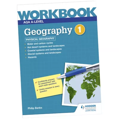 AQA A-level Geography Workbook 1: Physical Geography - Philip Banks (Paperback) • £12.99