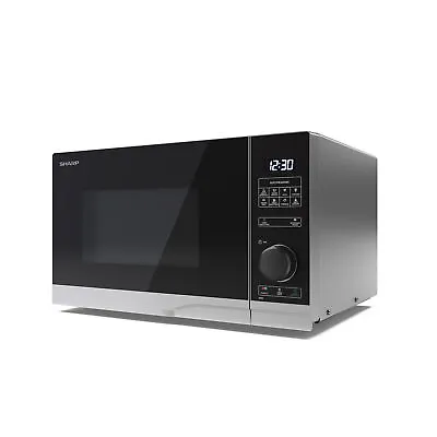 Sharp YC-PS234AU-S 23L 900W Microwave Oven With 8 Automatic Programs - Silver • £119.99