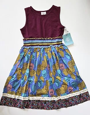 Matilda Jane Paint By Numbers 14 NWT Elevated Tank Hot Air Balloon Dress LA1-181 • $25.49