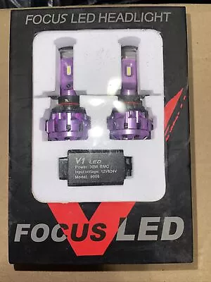 V2 LED Headlight Bulb Kit H4 (9003/HB2) 9600LM 60W 6500K Mini Size Focus Beam • $22.99