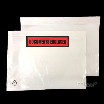 Pouches Slips Address Labeling Shipping Document Enclosed Printed Plain Wallet • £2.49