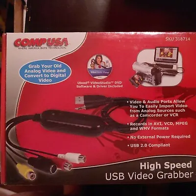 Compusa High Speed USB Video Grabber • $25.99