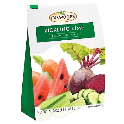 Mrs. Wages Pickling Lime (1-Pound Resealable Bag) • £11.97