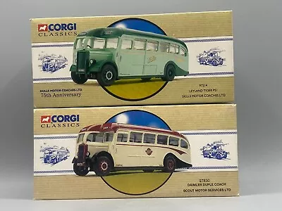 $1.24 • Buy Corgi Classics 97214 Leyland Tiger & 97830 Daimler Duple Coach Job Lot 1/50