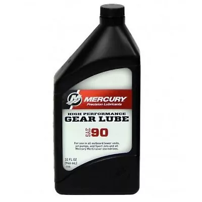 Mercury Mercruiser OEM High Performance Gear Oil Quart 32oz. 92-858064K01 • $28.34