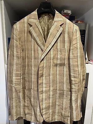 Men’s Italian Linen Jacket - Gatsby Style Large / XL • $45