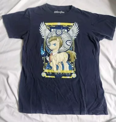 My Little Pony Doctor Hooves T Shirt Brony Dr Who Dr Hooves We Love Fine Size M • $17.50