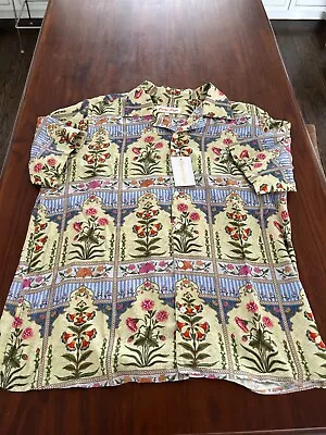 Perte D'ego Modal Dress Shirt Sz XL Handmade In India Isaia 18 East NEW NWT • $15.50