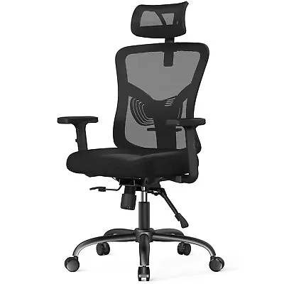 NOBLEWELL Ergonomic Office Chair Desk Chair With 2'' Adjustable Lumbar Suppo... • $137.41