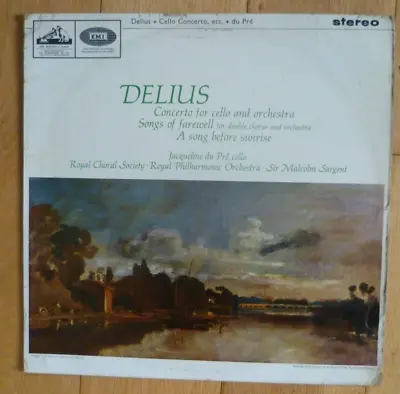 ASD 644 1st - DELIUS CELLO CONCERTO JACQUELINE DU PRE SARGENT VINYL LP RECORD • £39.99