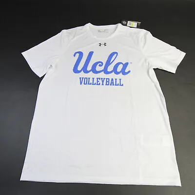 UCLA Bruins Under Armour HeatGear Short Sleeve Shirt Men's White New • $9.18