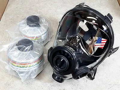 NBC Gas Mask Military-Grade SGE 400/3 Comes With TWO 40mm NATO CBRN Filters NIB • $298.75