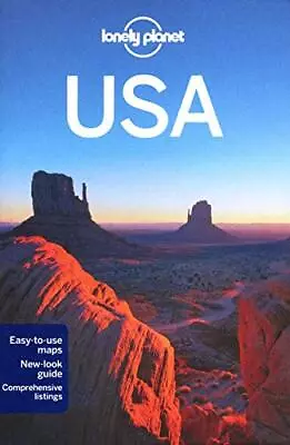 Lonely Planet USA (Travel Guide) By Zimmerman Book The Cheap Fast Free Post • £3.49