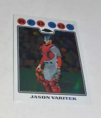 2008 Topps Chrome - Jason Varitek Catcher Boston Red Sox Card # 36 Refractor • $2.99