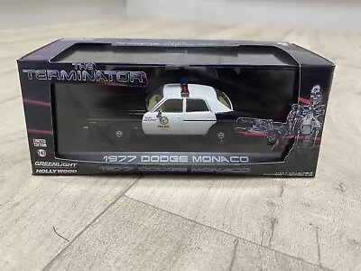 The Terminator 1977 Dodge Monaco Met Police 1:43 Greenlight 86534 • £19.99