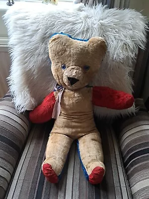  Rare Vintage Chad Valley Coronation 1953 Teddy Bear. Straw Filled  Collectors . • £48