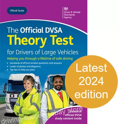 DVSA Theory Test For Drivers Of Large Vehicles LGV / PCV / HGV  Book Latest 2024 • £16