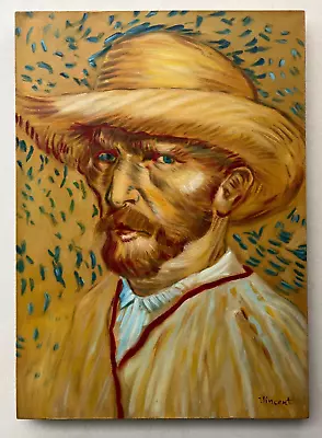 $800 • Buy 50 X 70 CM OIL PAINTING ON CANVAS - VINCENT VAN GOGH Artist - UNFRAMED - SIGNED