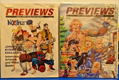 £24.57 • Buy Diamond Previews November 1991 & January 1993 John Byrne Nextmen