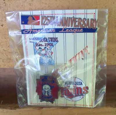 125th Anniversary National League Minnesota Twins Lapel Pin - 1994 • $10