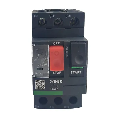 GV2ME32 24A-32A Deca Motor Circuit Breaker Manual Motor Starter Button GV2ME • $36.99