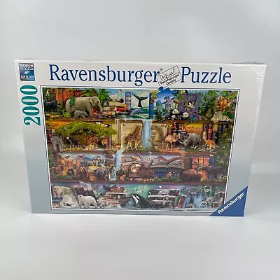 Ravensburger 16652 Aimee Stewart Wild Kingdom Shelves Puzzle 2000 Pieces • $32.03