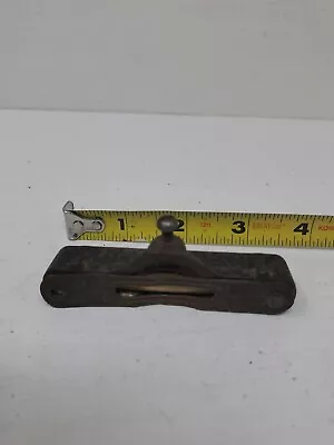 Vintage Pocket Level Cast Iron & Steel Top Plate Attach To Square • $10.20