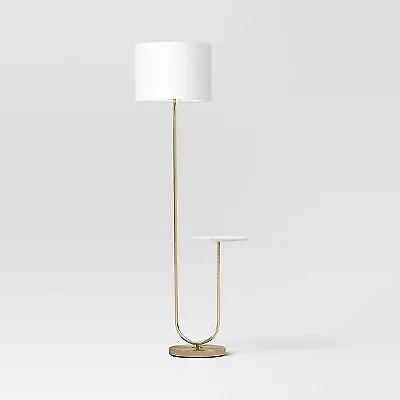 Floor Lamp With Marble Table - Threshold • $43.99