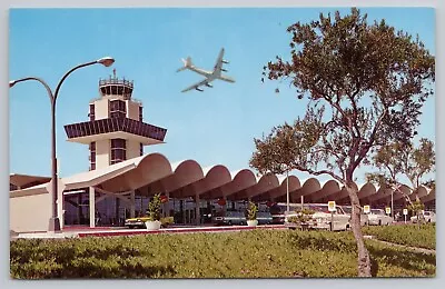 Oakland International Airport Oakland CA Mike Roberts Yellow '60s Car Jet UNP • $3.99