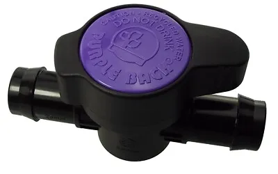 Water Flow Valve 25mm (1 ) Corrugated Flexible Pond Pipe Filter Pump Fitting • £8.99