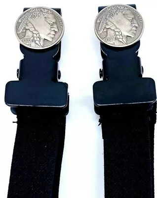 Indian Head Motorcycle Pants Boot Strap Stirrup Heavy Duty Clip Made In Usa • $23.99