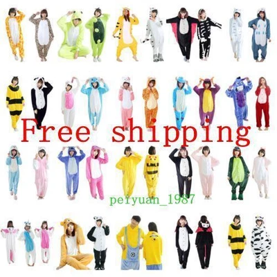 $32.99 • Buy Cute Animal Bodysuit Pajamas  Costume Pyjamas Adult Unisex Sleepwear