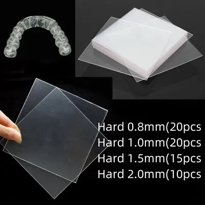 Dental Plastic Ortho Retainer Vacuum Thermoforming Sheet Splint Hard 0.8-2.0mm • $118.79