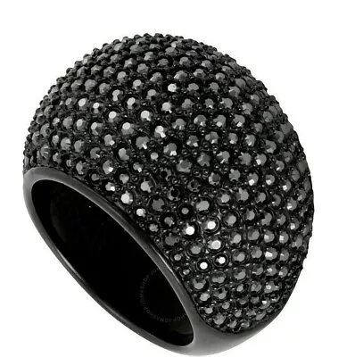 $173.78 • Buy Swarovski Crystal | Black Stone Jethem Ring ✪new✪ 5017148 Rare 52 6 Retired Usa