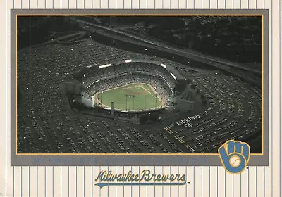 Tough To Find Milwaukee Brewers County Stadium Postcard • $4.99