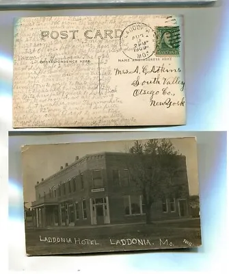 Laddonia Missouri Farmers Bank Real Photo Postcard 3071q • $26.10