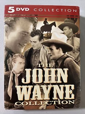 The John Wayne Collection - 10 Full Length Features (DVD 2005 5-Disc Set) NEW • $11.99