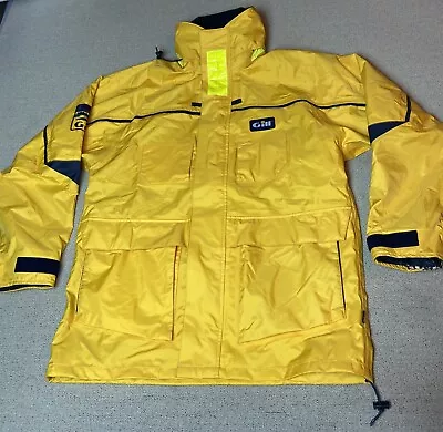$75 • Buy GILL Get Dressed For It Coat Mens Medium Jacket Sailing Boating Waterproof Hood